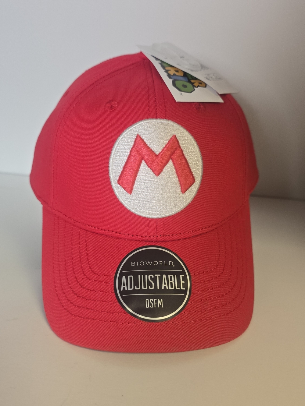 Bioworld Red Baseball Cap with White 'M' Crest
